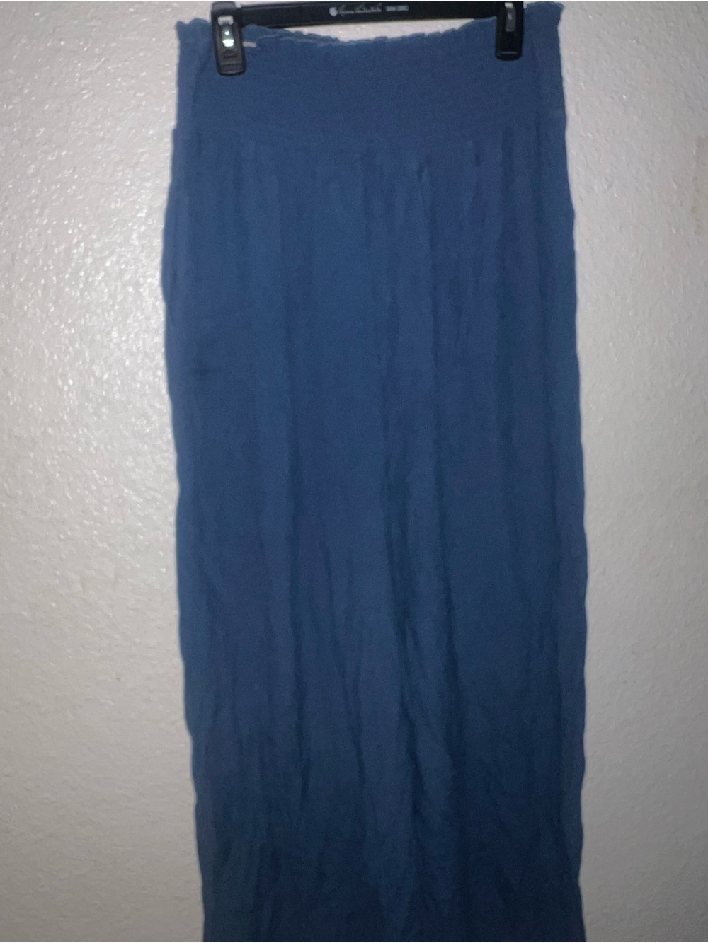 Blue wide leg pants